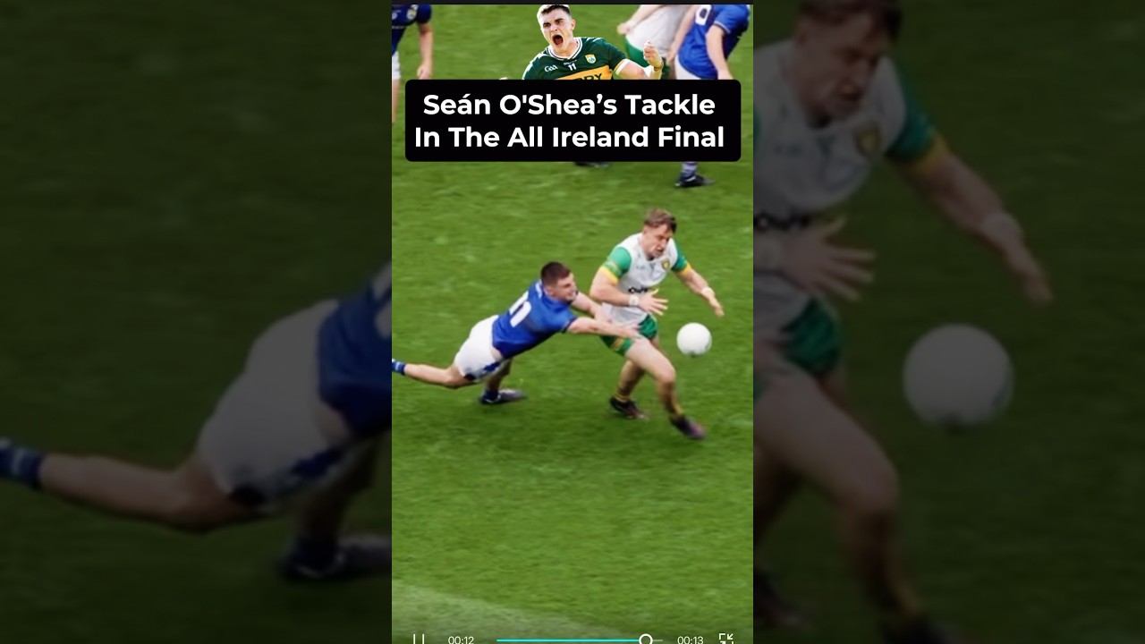 Se&aacute;n O'Shea&rsquo;s Tackle In The All Ireland Final #gaa #gaelic #irishsport
