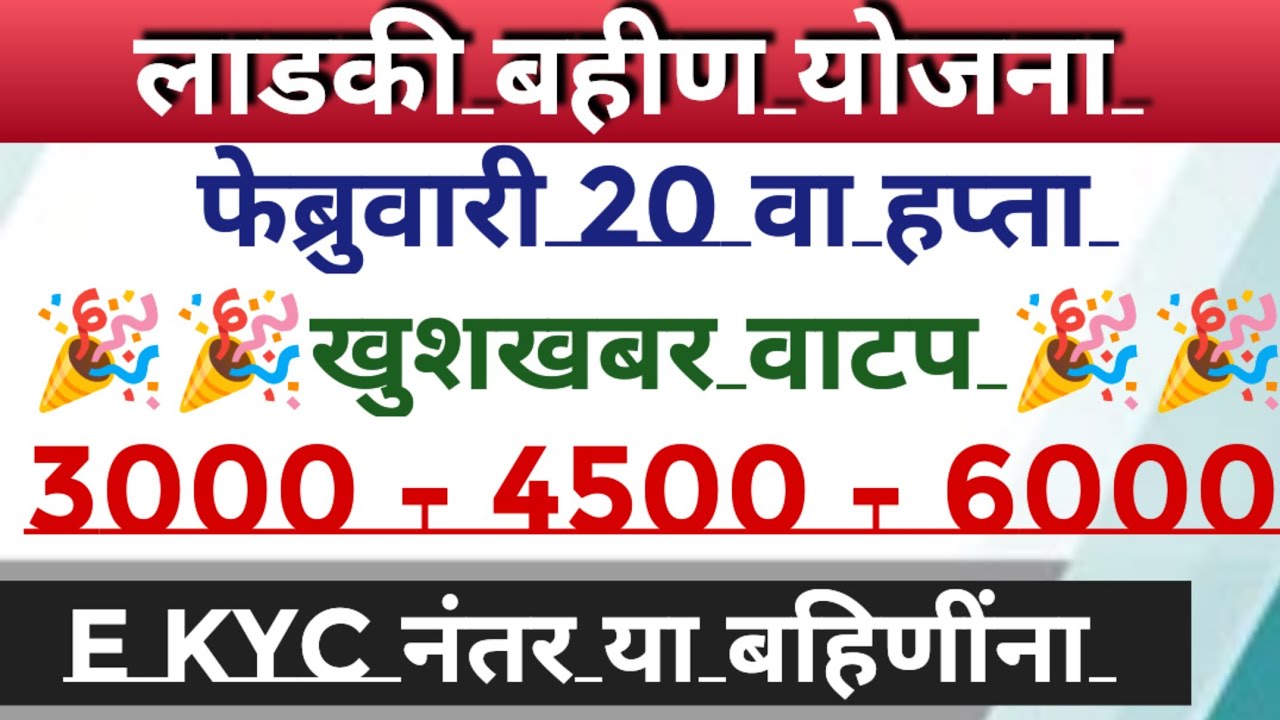 Ladki bahin yojana new update | ladki bahin yojana e kyc kaise kare |लाडकी बहिम योजना अपडेट्स 