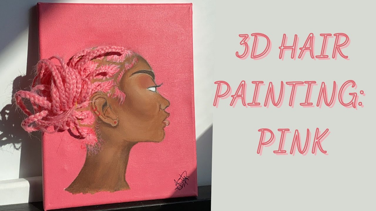 3D HAIR PAINTING : PINKY BRAIDS| THE.ARTIIIST
