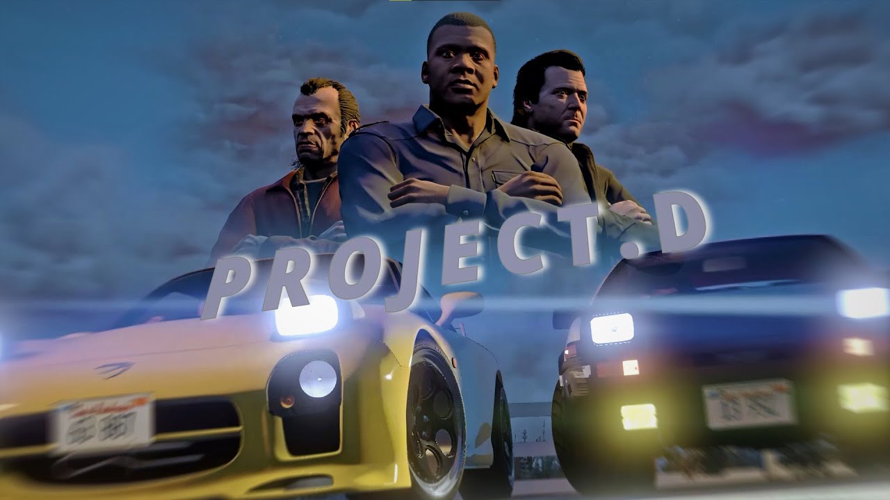 Initial D 4th Stage Opening in GTA 5.