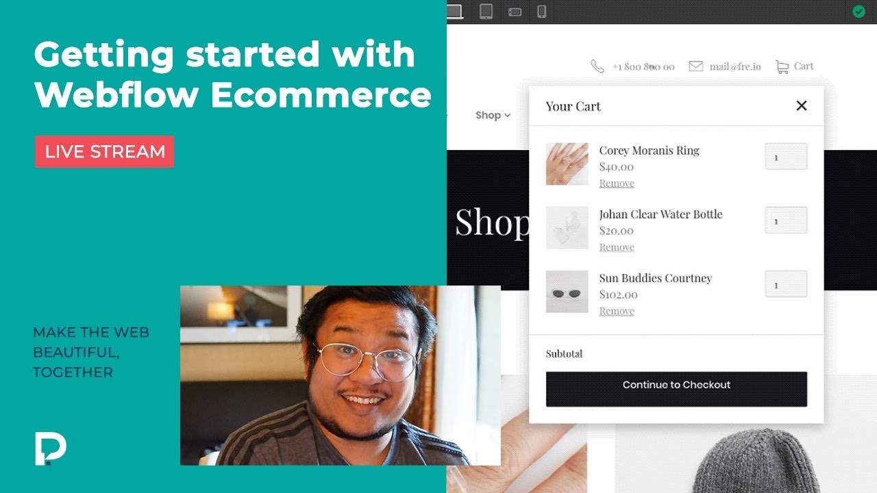 Webflow Ecommerce Basics