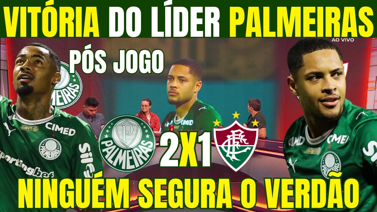 PÓS JOGO DO PALMEIRAS! VITOR ROQUE E ALLAN BRILHAM E GARANTE O PALMEIRAS NA LIDERANÇA DO BRASILEIRO!