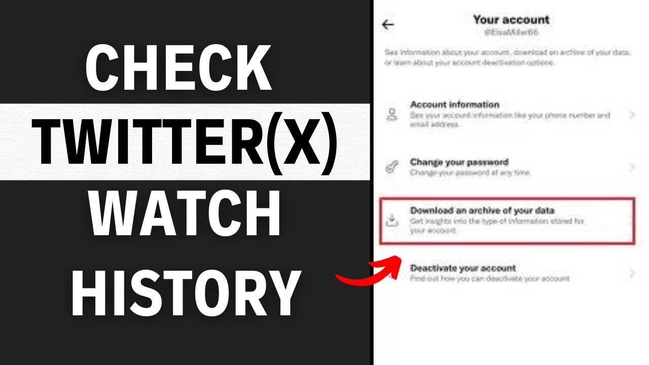 How To Check Watch History On Twitter Or X Account (2023)