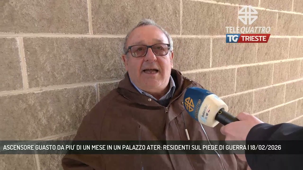 ASCENSORE GUASTO DA PIU' DI UN MESE IN UN PALAZZO ATER: RESIDENTI SUL PIEDE DI GUERRA | 18/02/2026