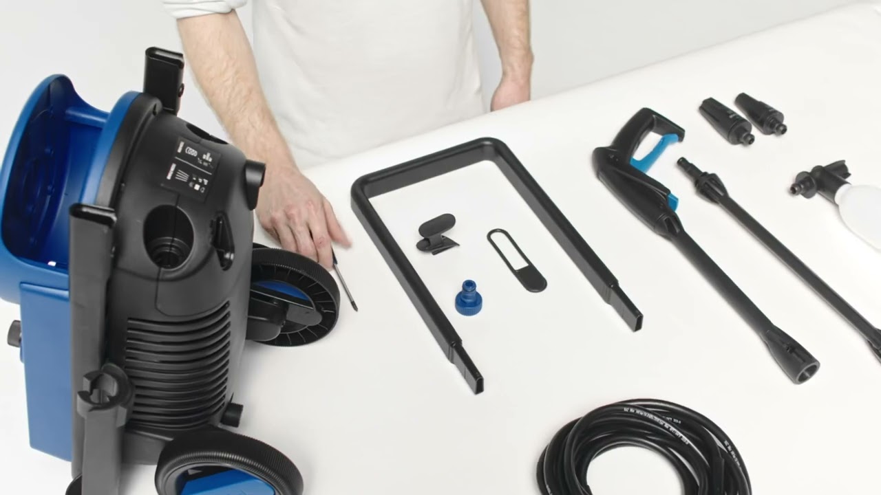 Montaje Hidrolimpiadora el&eacute;ctrica de agua fr&iacute;a Nilfisk CORE 125-5 EU