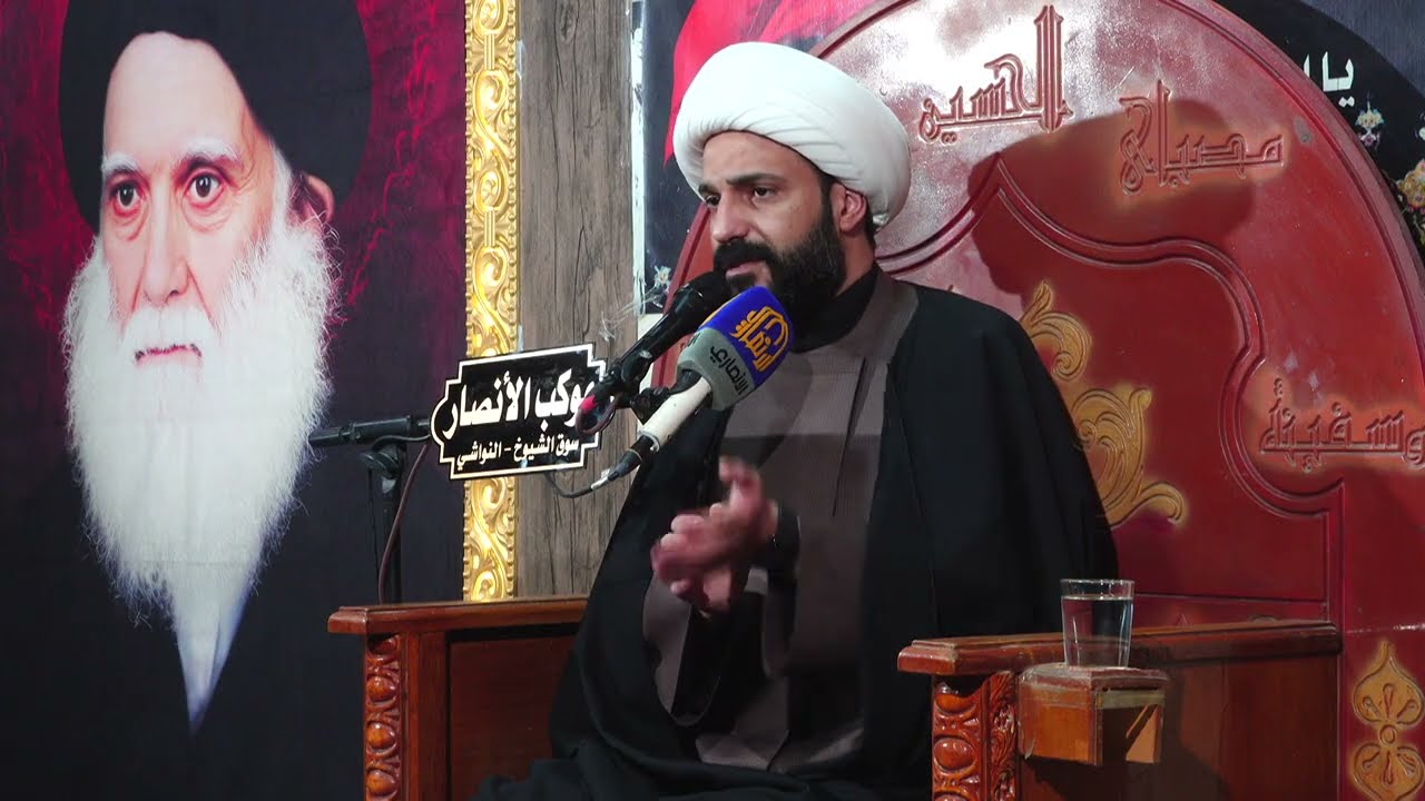 المحاضرة الدينية كامله يوم 26 رجب 1447   الشيخ حازم الباوي موكب الانصار الحسيني الناصرية سوق الشيوخ