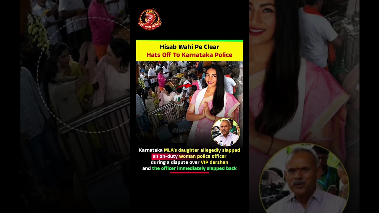 Hisab Wahi Pe ClearHats Off To Karnataka Police. #karanataka #viral #police