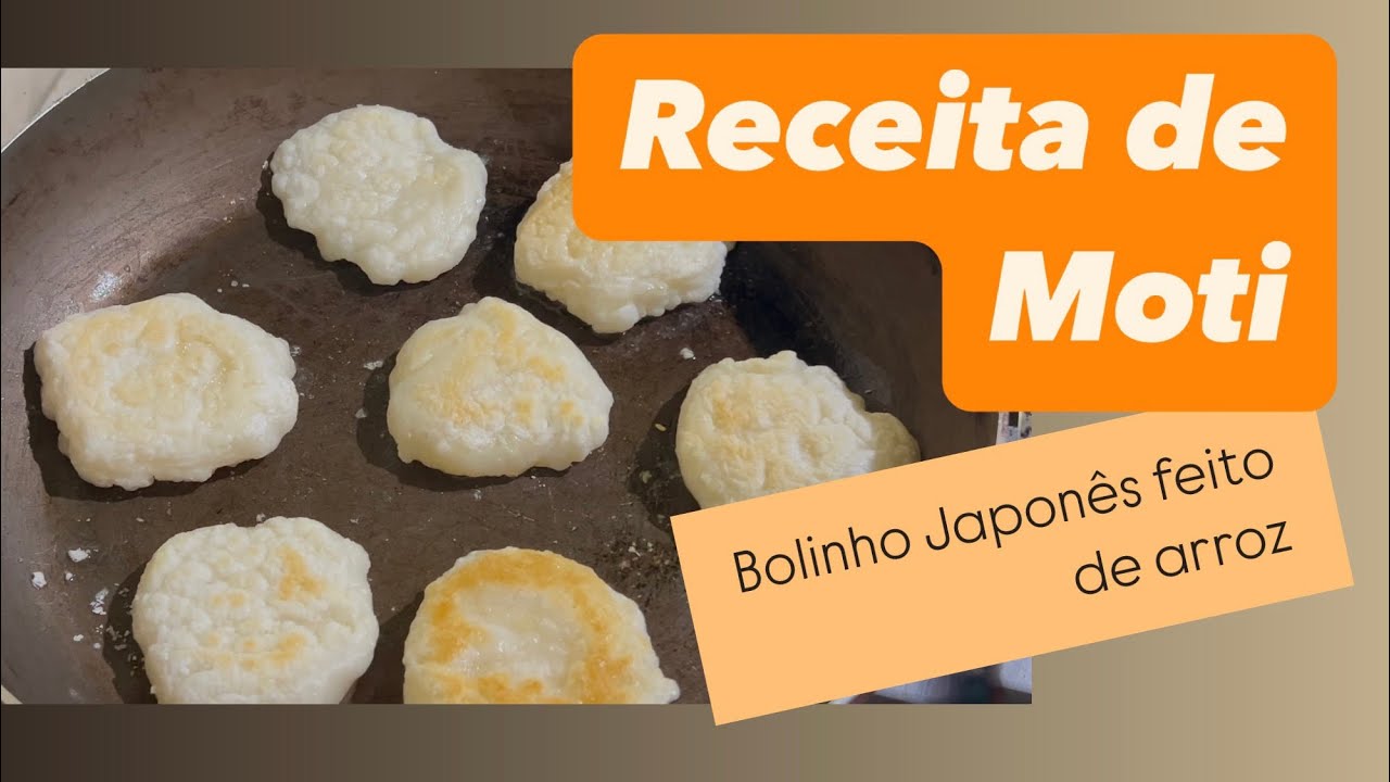 Receita de Moti ou Mochi - Bolinho japonês feito de arroz
