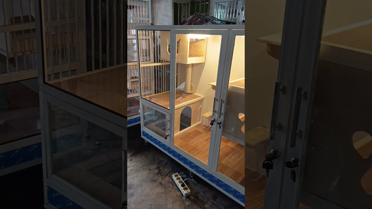 Kandang Kucing Aluminium 1 kamar jumbo #kandangkucing #kandangkucingaluminium #cagecat #cat