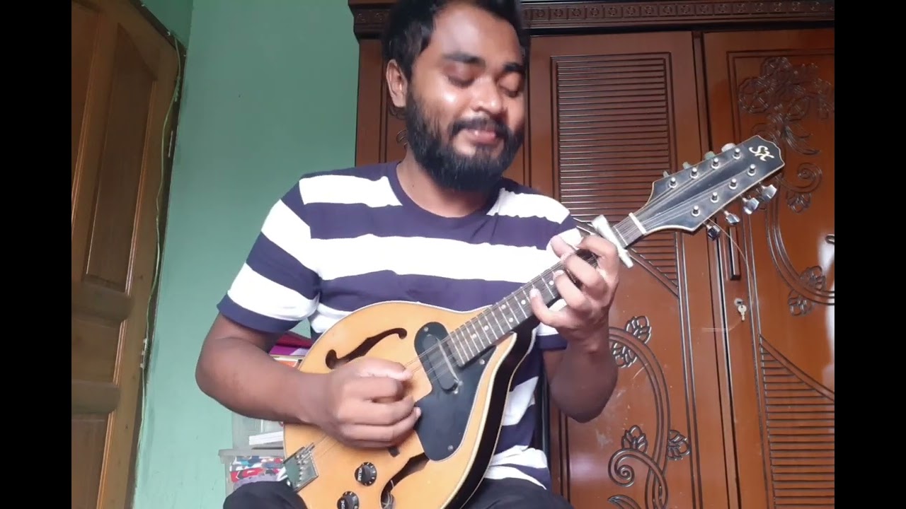 Mere Dholna Sun Mandolin Cover | Ami Je Tomar | Pranto | Bhulbhulaiya