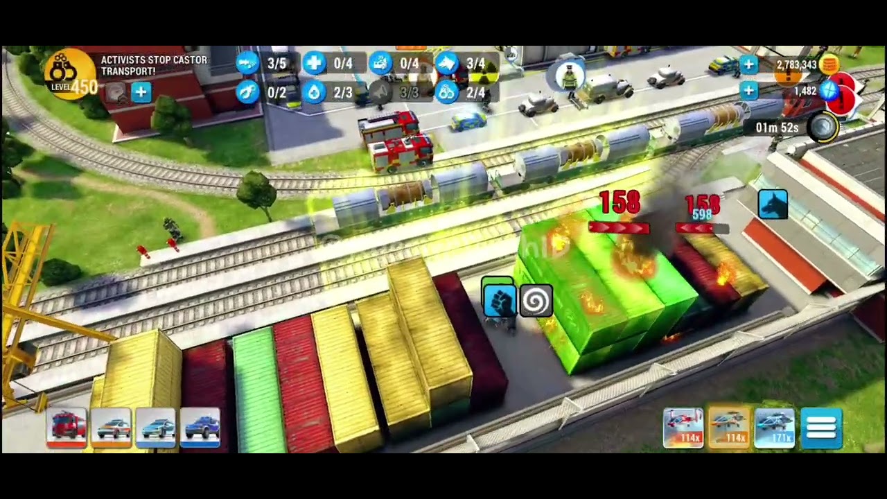 ACTIVISTS STOP CASTOR TRANSPORT❗️LEVEL450❗️EMERGENCY HQ GAMEPLAY STRATEGY