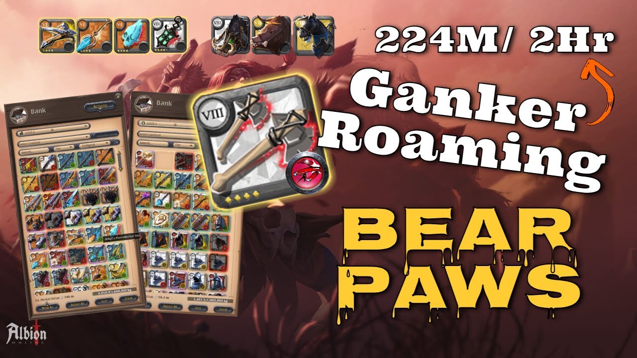 224 Million Caravan Transport Cut / Ganker Roaming / PAPAYA POKPOK / Albion Online