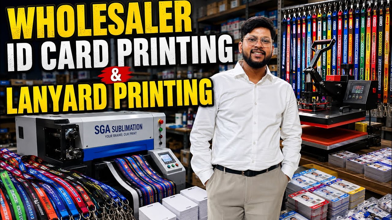 Wholesale ID Card Printing & Lanyard Printing Setup 🔥 Bulk Orders Ready