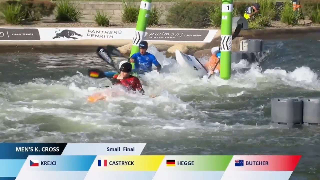 Men's Kayak Cross Small Final / 2025 ICF Canoe-Kayak Slalom World Championships Sydney Australia