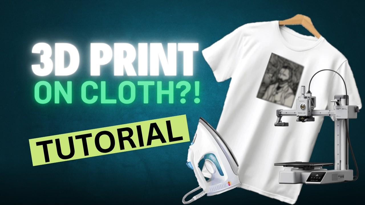 How We Printed a Custom T-Shirt with a 3D Printer + Iron (Bambu Studio Hack)