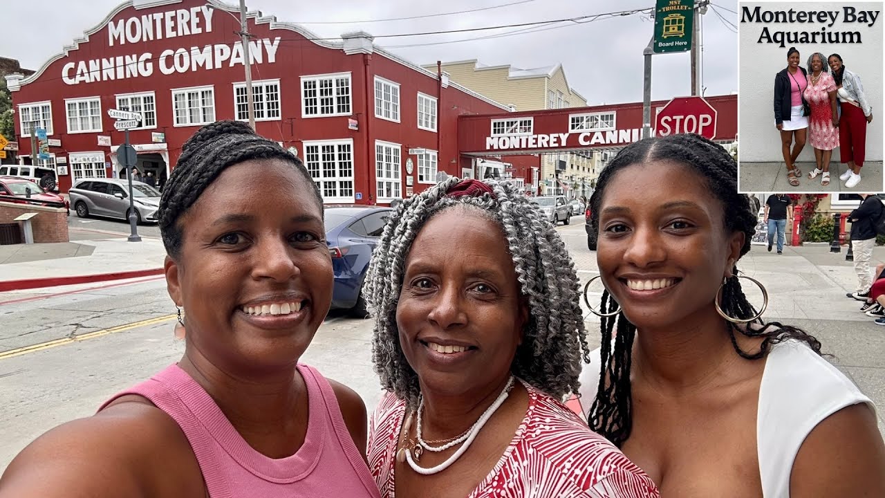 Exploring Monterey, California For Mom’s Birthday! Aquarium Wonders, Cannery Row & Coastal Eats! 