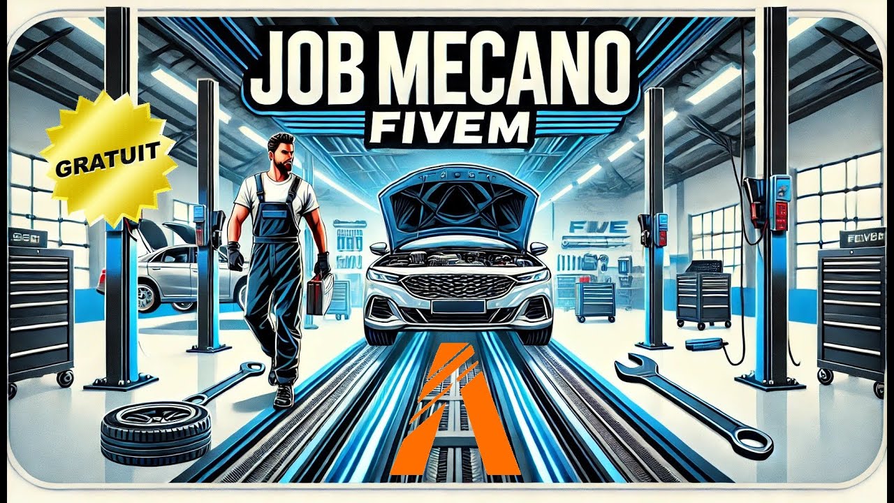 FIVEM │ JOB MECANO + MLO FULL OX GRATUIT │ TUTO GTA 5 RP