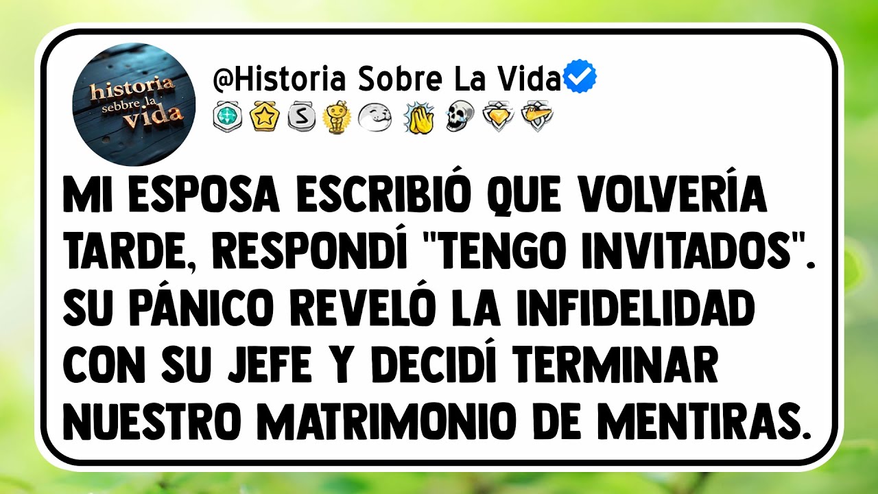 Mi esposa escribió que volvería tarde, respondí 'tengo invitados'. Su pánico reveló la infidelidad