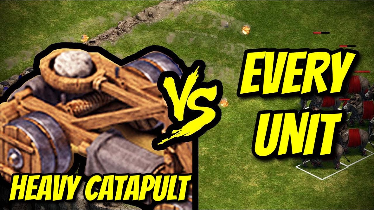 HEAVY CATAPULT vs EVERY UNIT | Age of Empires: Definitive Edition