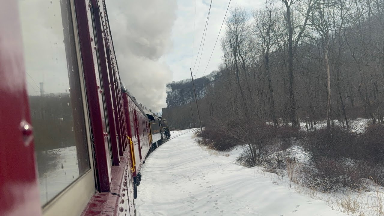Reading & Northern 2102 Winter Rambles ride. Port Clinton to Jim Thorpe Part 1