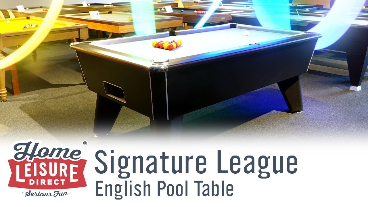 Signature League English Pool Table