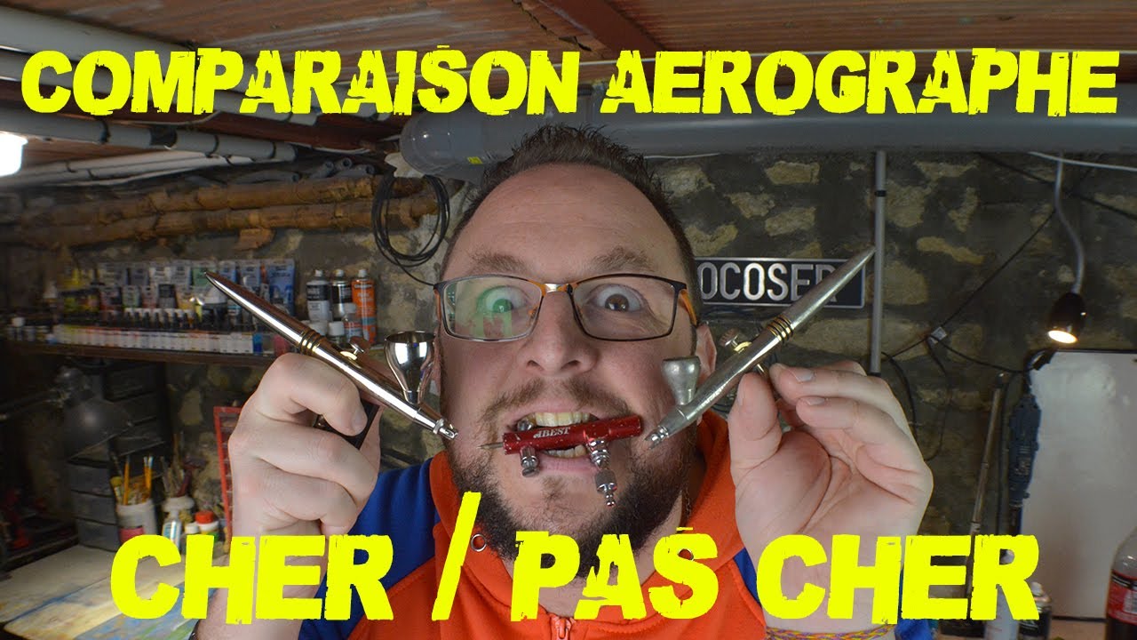 Comparaison Aérographe cher / pas cher [COCODECO by COCOSER]