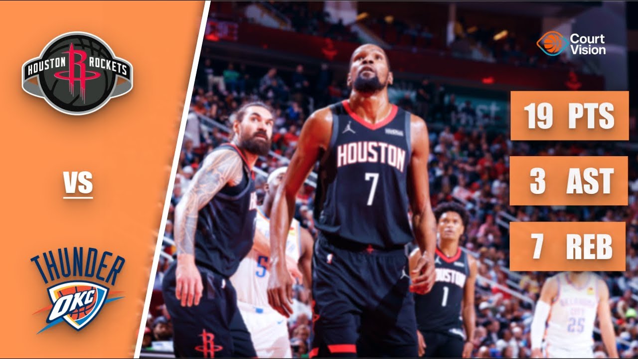 Kevin Durant - 19 Points, 3 Steals, 3 Assists vs Thunder - 2025-26 Regular Season