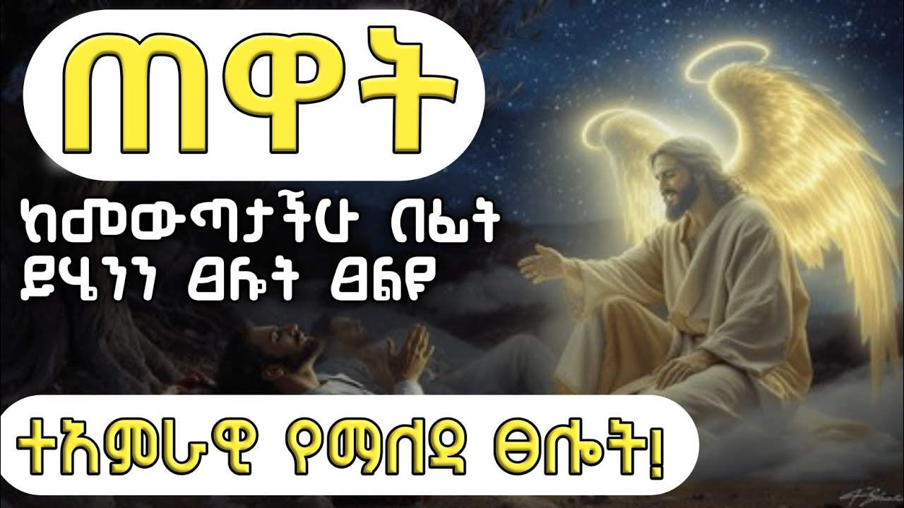 ሳትፀልዩ ቀናችሁን አትጀምሩ | ከመውጣታችሁ በፊት እንደዚህ ብላችሁ ፀልዩ ቀናችሁ ይባረካል | pray this before you start your day