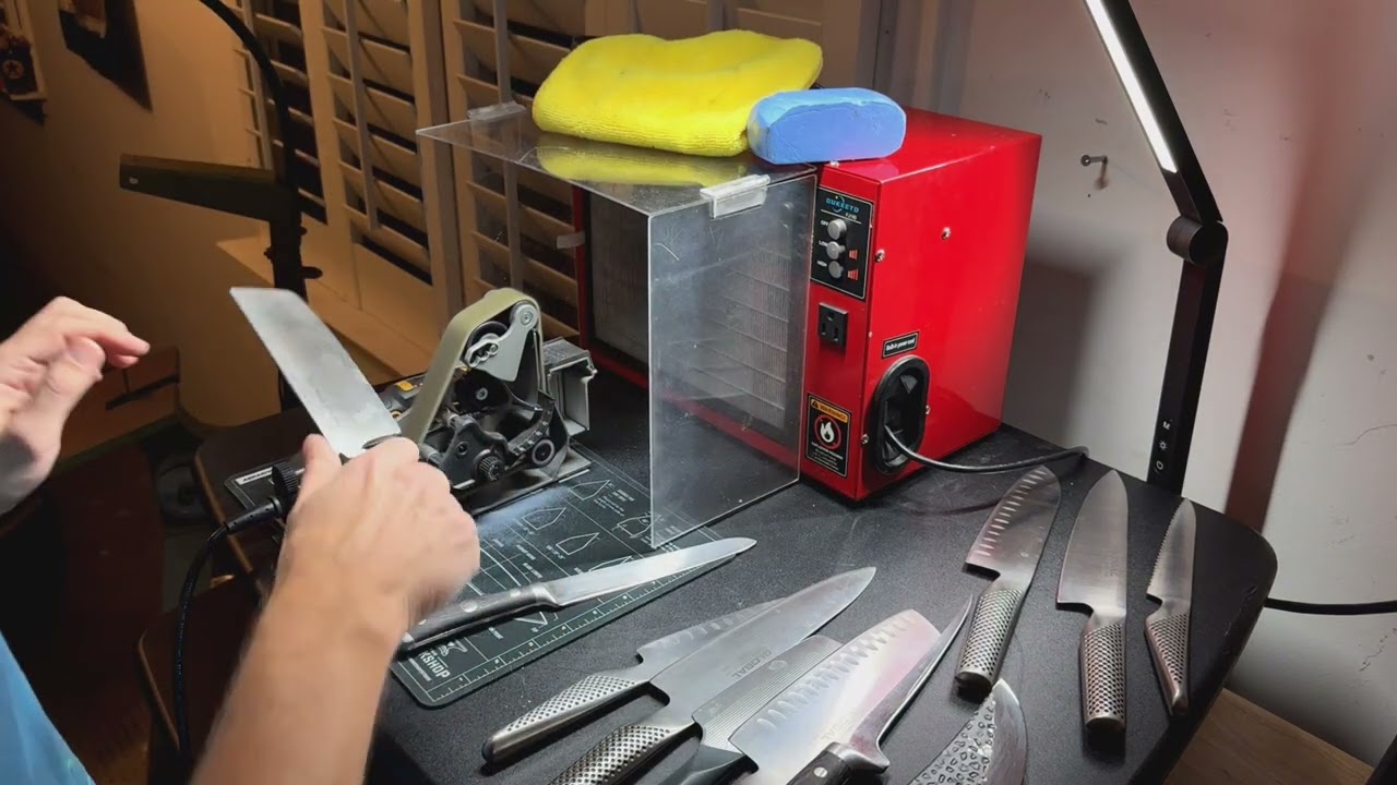 Sharpening Dad's Knives