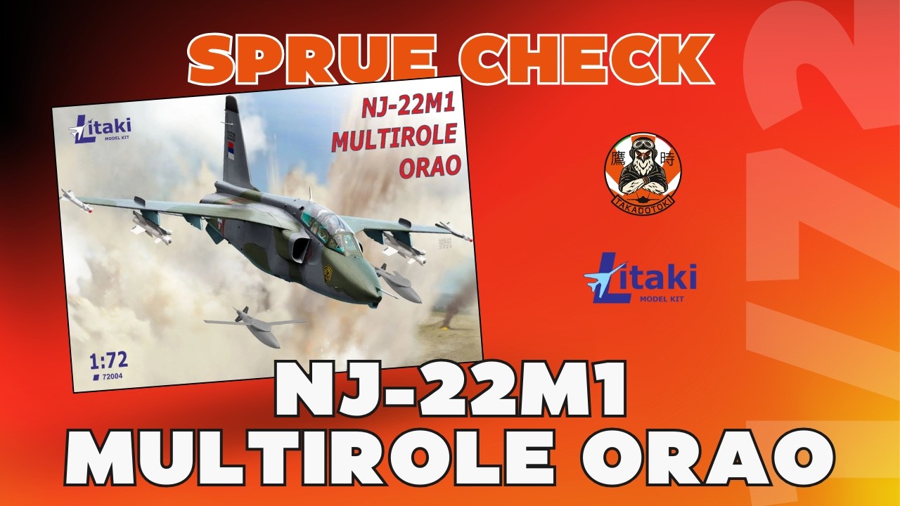 Litaki NJ-22M1 Multirole Orao 1/72 | SPRUE CHECK New Tool Review