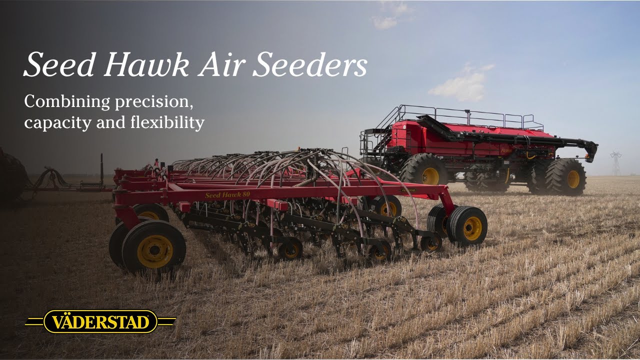 Maximize your yield with Seed Hawk Air Drills & Precision Delivery Air Carts from V&auml;derstad