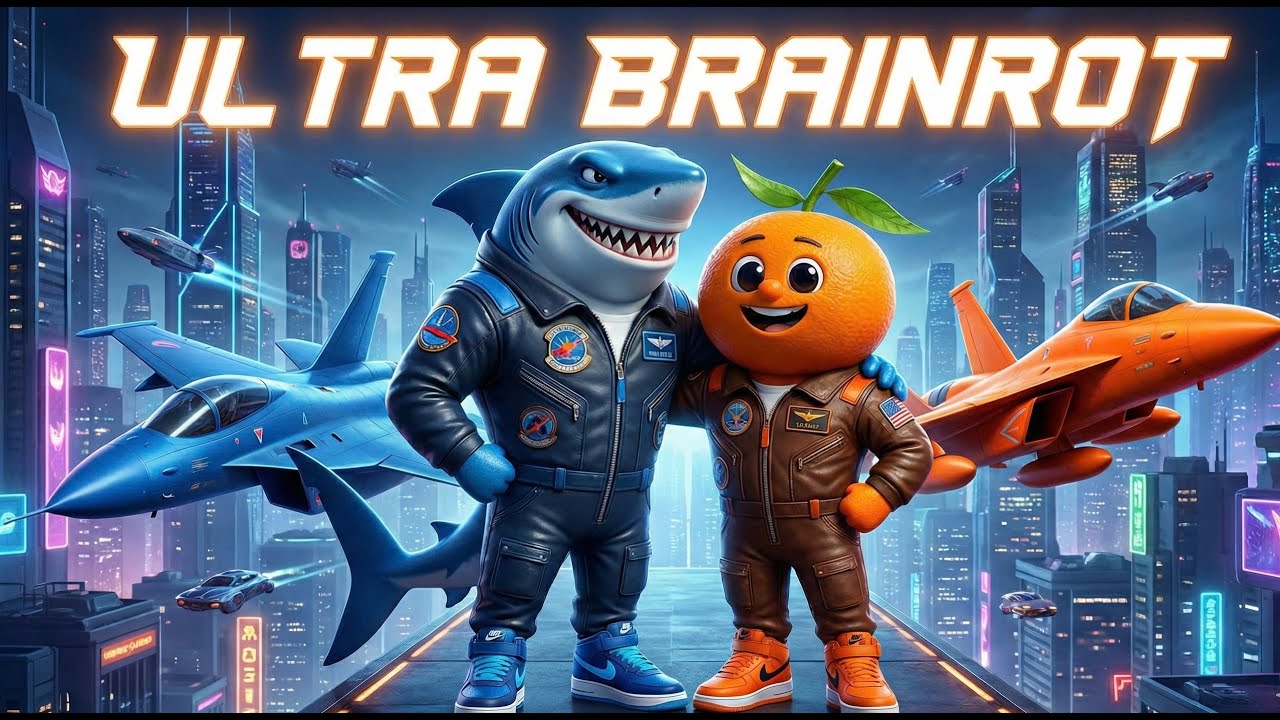 Tralalero Tralala x Udin Din Din Din Dun Ma Din Din Din Dun — Brainrot Pilots Take Flight