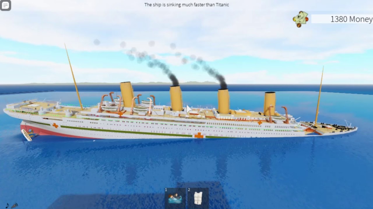 Roblox Britannic: Sinking Timelapse.
