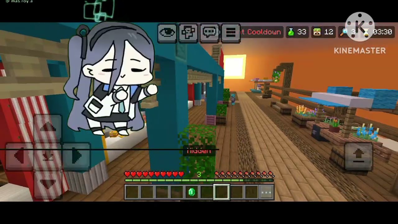 aku bermain hide and seek di video pertama 