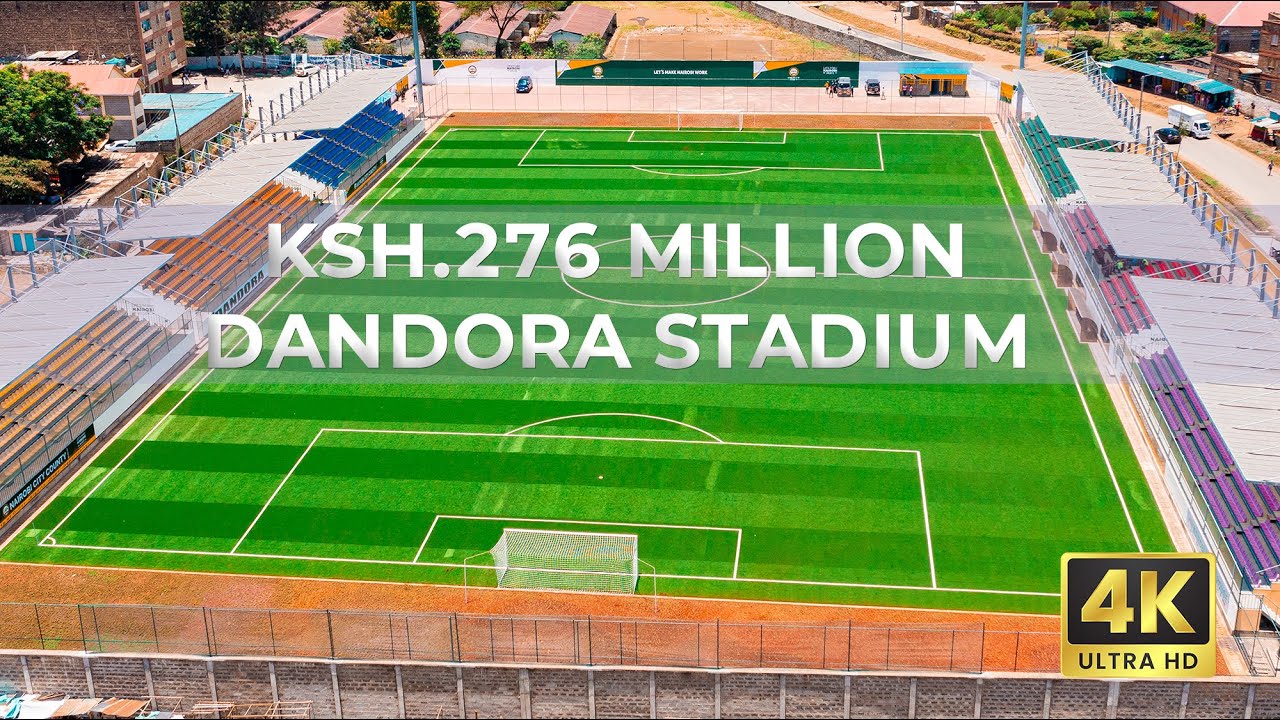 Aerial View of the Ksh.276M Dandora Stadium.