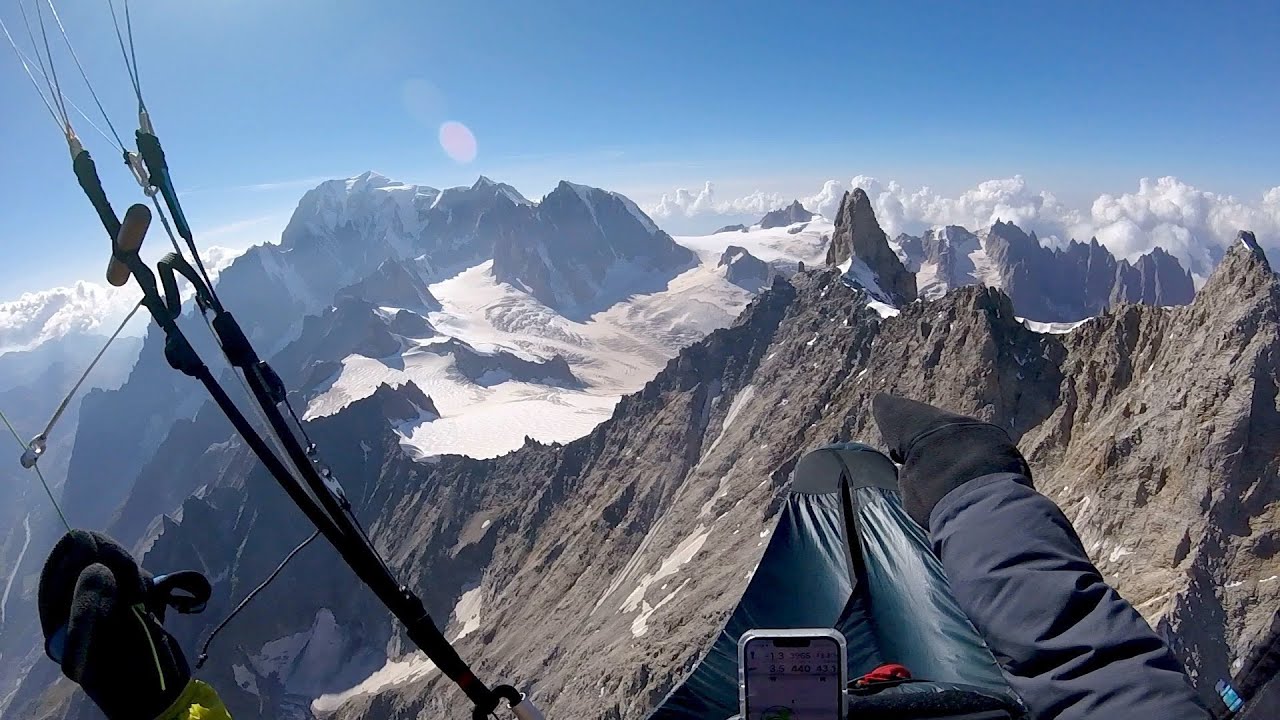 Mont Blanc Air Tour 2023 - a perfect hike and fly paragliding race around Mt Blanc!