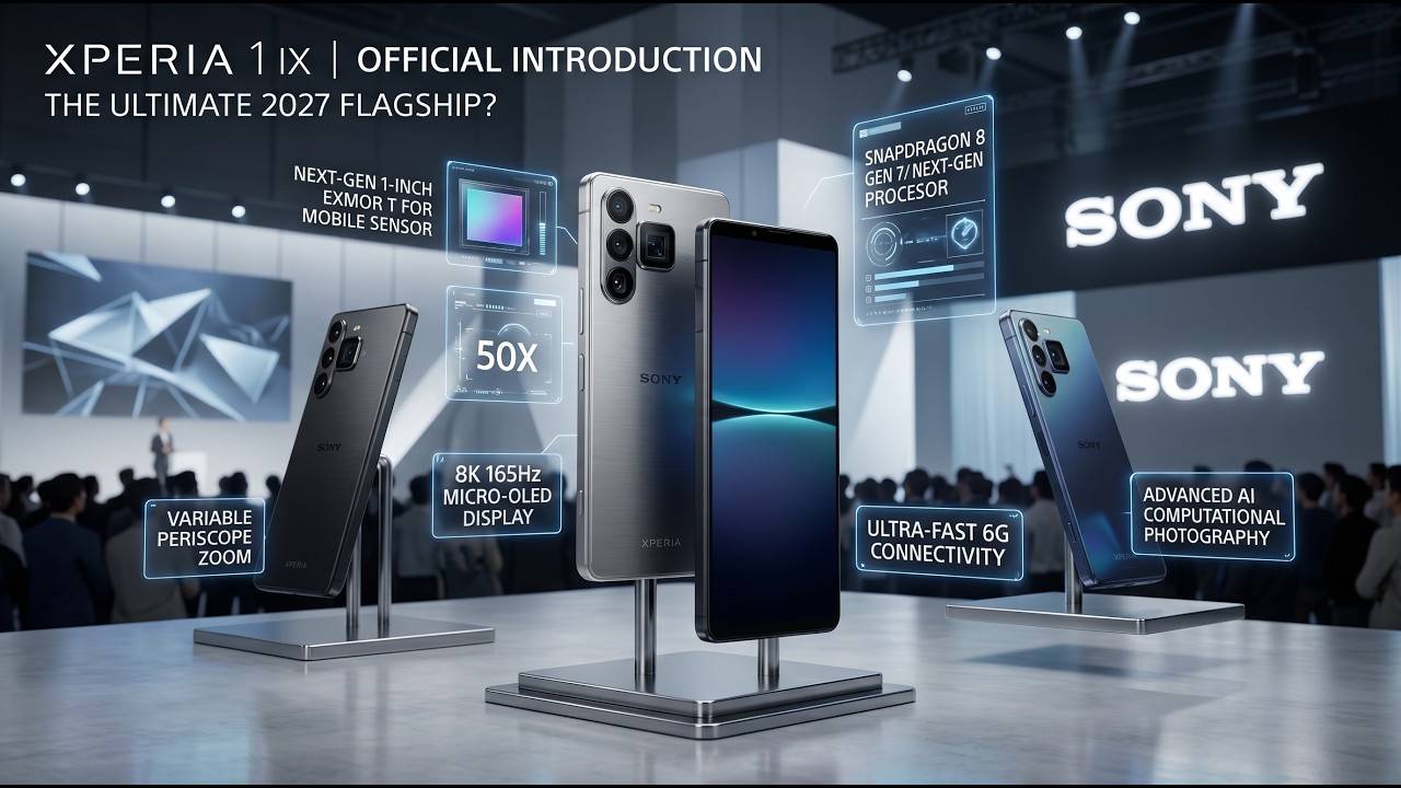 Официальная презентация Sony Xperia 1 IX: флагман 2027 года?