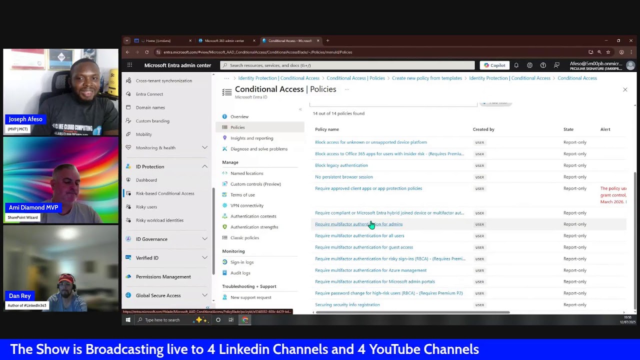Joseph Afeso - Conditional Access on Azure and AI Show