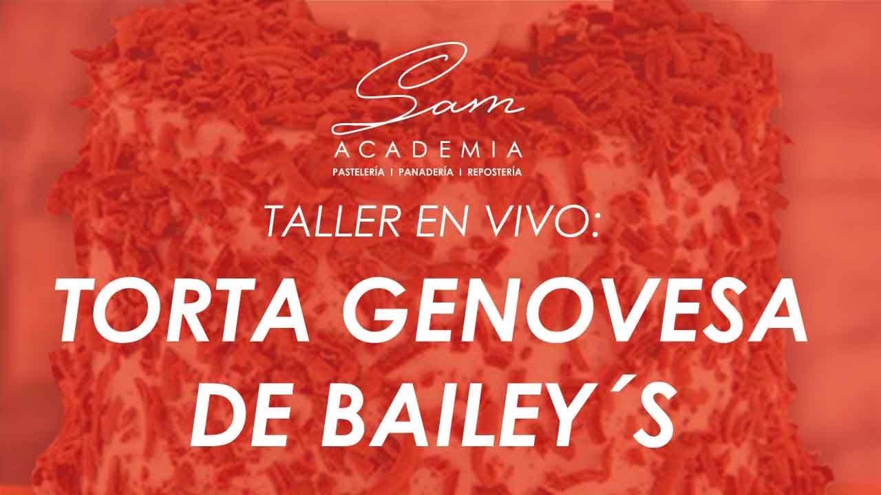 Taller en vivo - GENOVESA de BAILEY&rsquo;S | &iquest;C&oacute;mo hacer una genovesa de Bailey's?