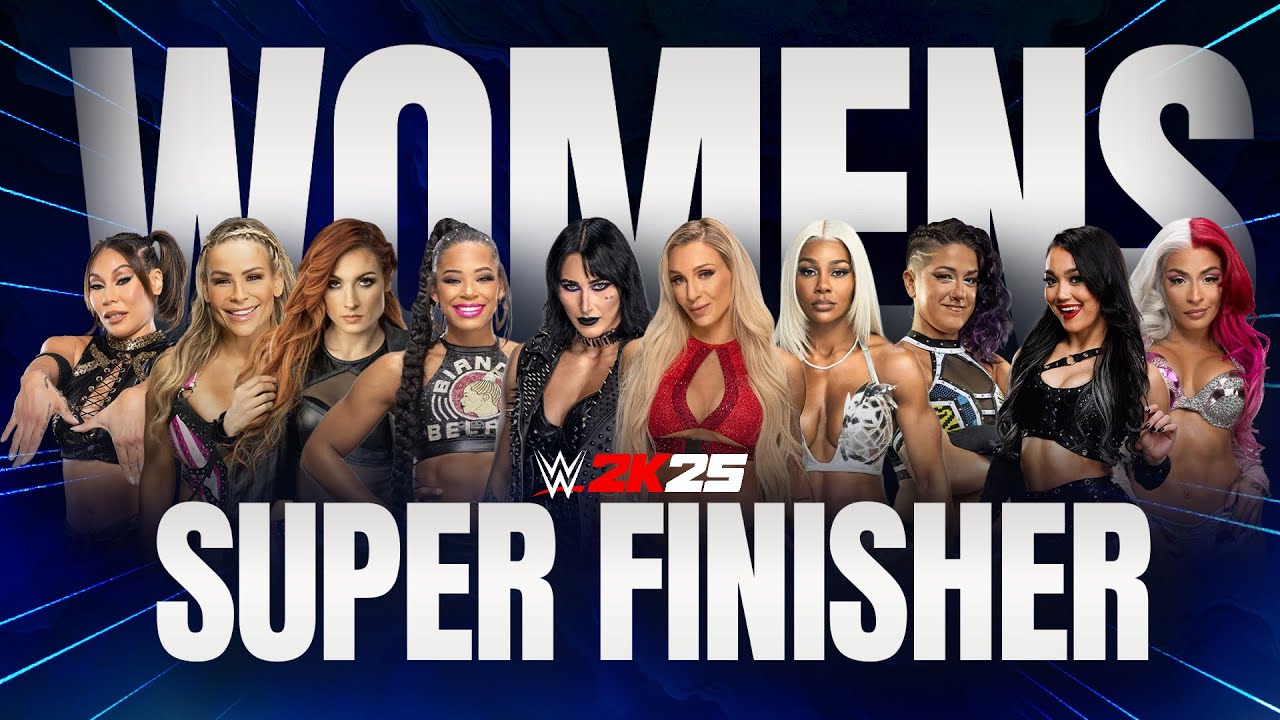 WWE 2K25 : All Womens Superr Finishers .