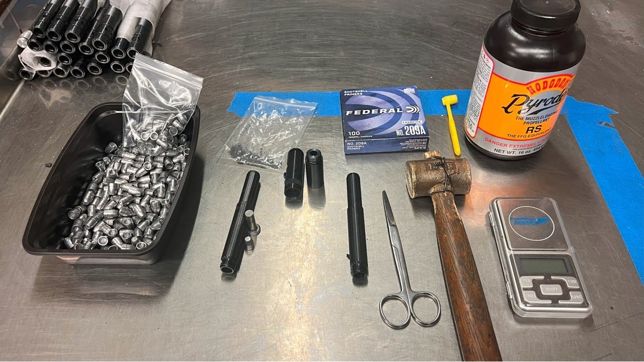 World's first Pyrodex / Black Powder pen gun by Texoma Precision Pellet VID157