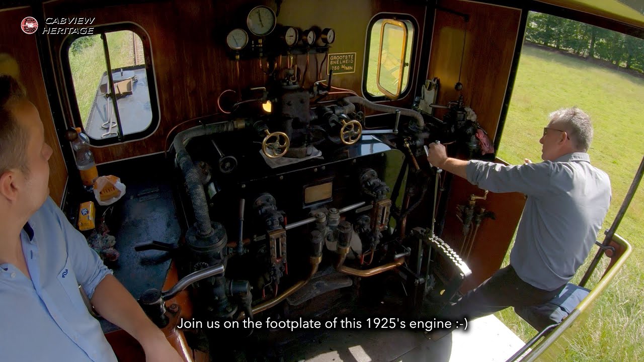 Footplate Cab Ride: 1925's steam engine: Haaksbergen - Boekelo: MBS 12/6/2022