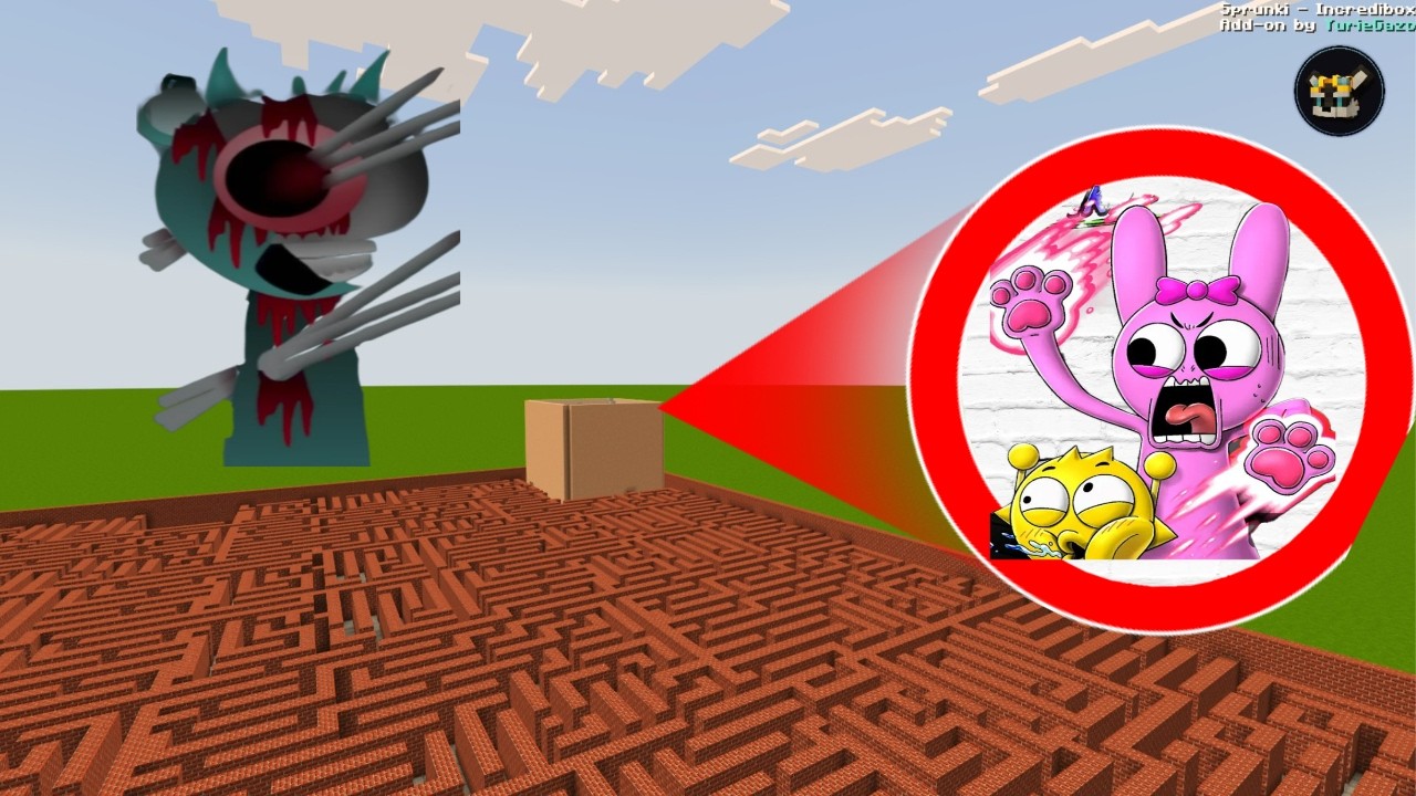 I Found NEW INTERESTING Incredibox Sprunki in Maze Gmod Minecraft