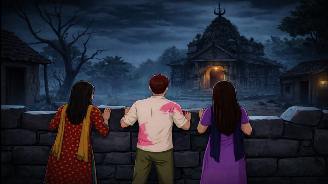 भूतिया गाँव मे उस मंदिर का रहस्य | Hindi Moral Cartoon Story | Moral Stories | Hindi Kahani