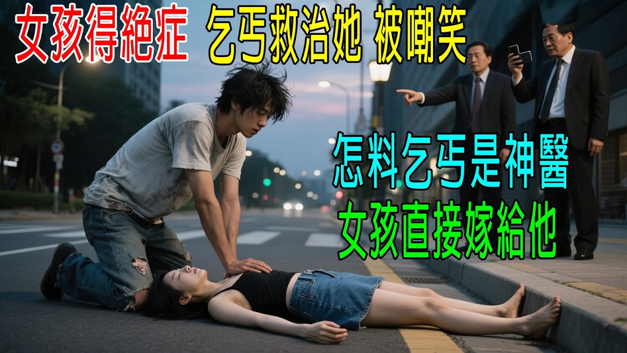女孩得絕症，乞丐救治她被嘲笑，怎料乞丐是神醫，女孩直接嫁給他！