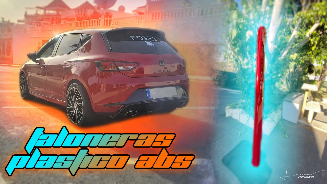 INSTALACIÓN DE TALONERAS DE PLÁSTICO ABS EN SEAT LEON 5F || Luisjorgproject