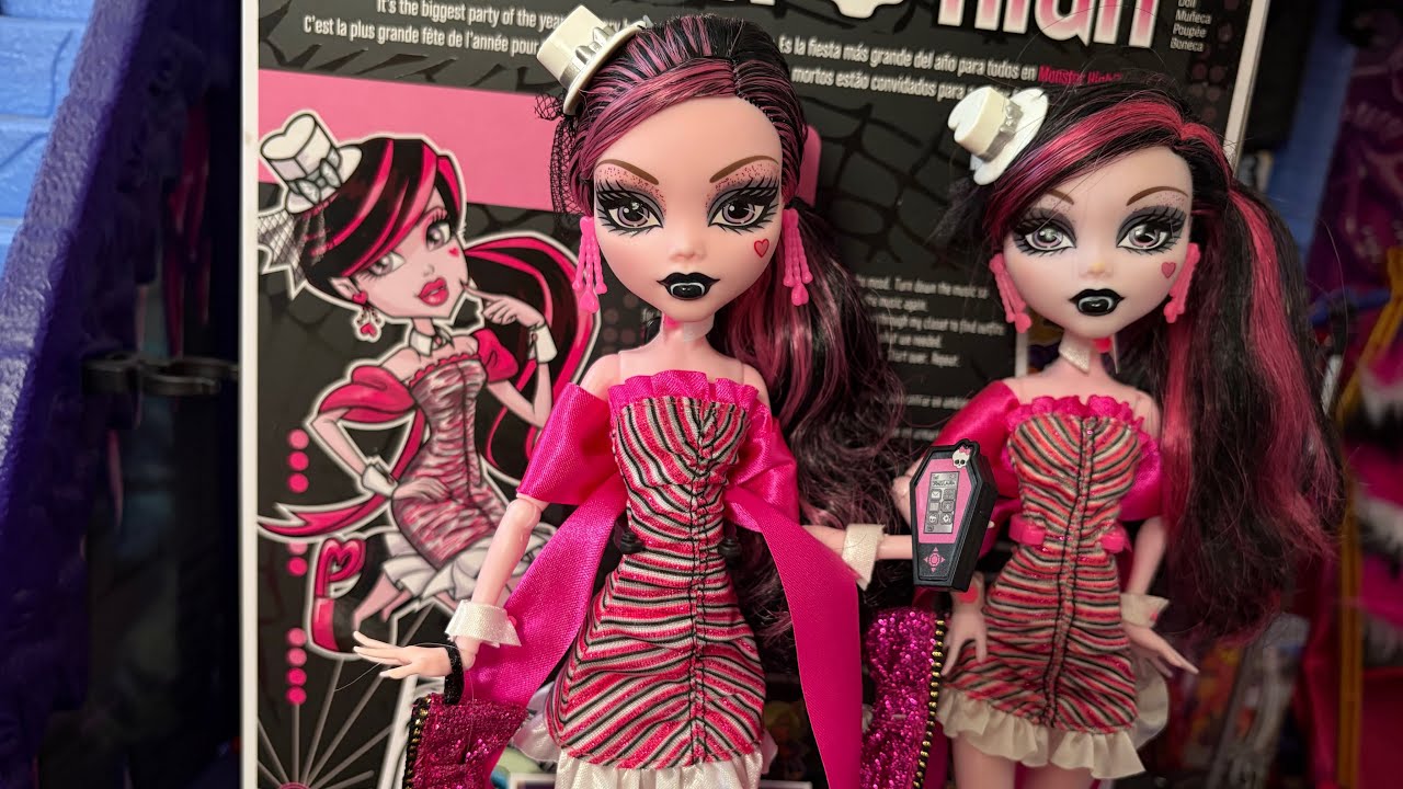 MONSTER HIGH DAWN OF THE DANCE CREEPRODUCTION DRACULAURA DOLL REVIEW + UNBOXING! +comparison