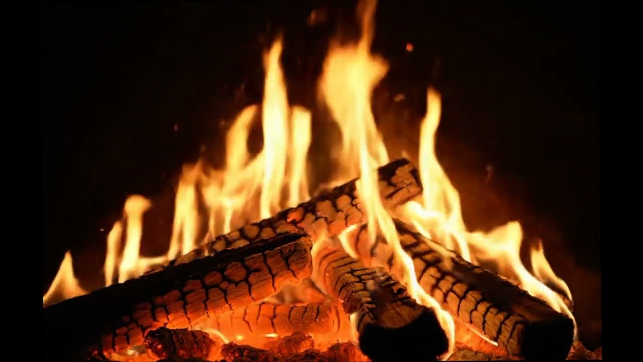 🔥 Cozy Fireplace Ambience 🔥 Crackling Fire Sounds for Sleep, Relaxation & Stress Relief (11 Hours)