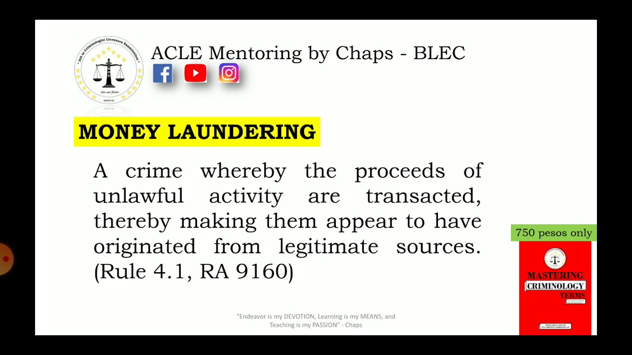 Money Laundering
