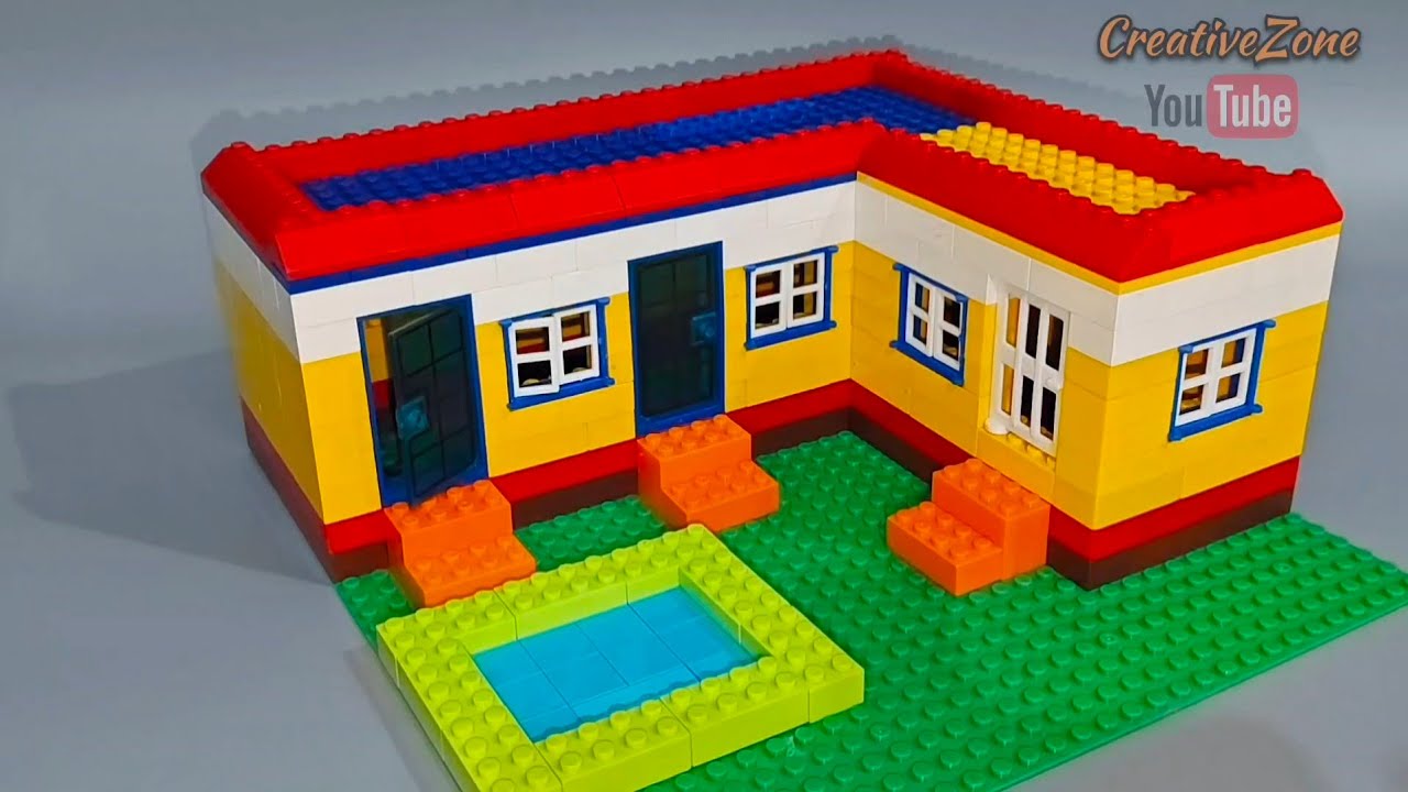 How To Build a LEGO Modern Luxurious Vacation House MOC | Building Blocks Instructions | Diy